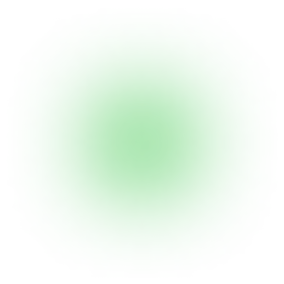 green circle soft blur